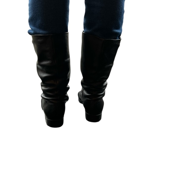 NEW BRAZILIAN 🤩 “KHOMBU” Women’s Lined Black Leather Boots Sz 7 - Picture 9 of 9